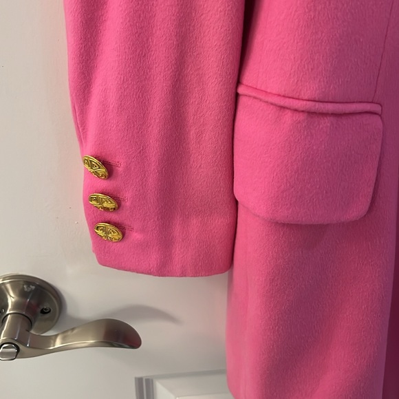 Pink Escada blazer with gold buttons double breasted - Picture 5 of 8